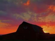 Sunset at Skyline Farm - by Fischer S. Bessi