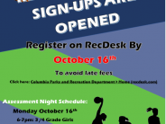 October sign-up